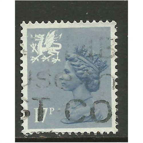 Wales GB 1984 17p Grey Blue Type 1 pfs 15 SG W44.(R749 )