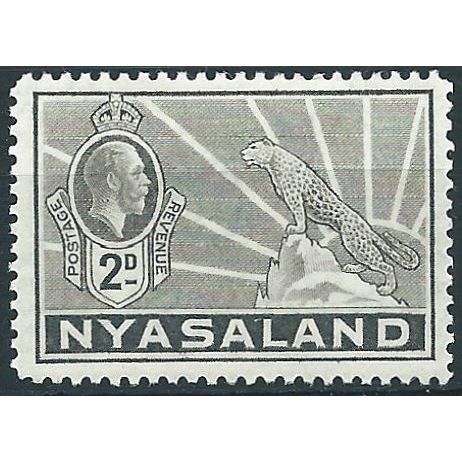 Nyasaland 1934 SG117 2d Pale Grey Mounted Mint .. ..