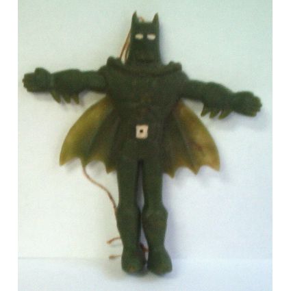 BATMAN vintage ' Rubber figure .. green ' (1960s)