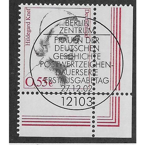 GER 2002 €0.55 'FAMOUS WOMEN- KNEF' FINE USED (EBID60-539)