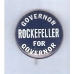 New York Governor Candidate: Rockefeller Political Campaign Button~5