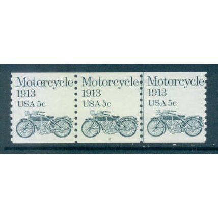 1899 5c Motorcycle Fine MNH Dry Gum PNC 2/3 W0524