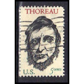 Used 1327 5c Henry Thoreau Very Fine KA5409