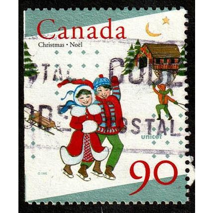 Canada 1996 Christmas 90c Used Stamp b.