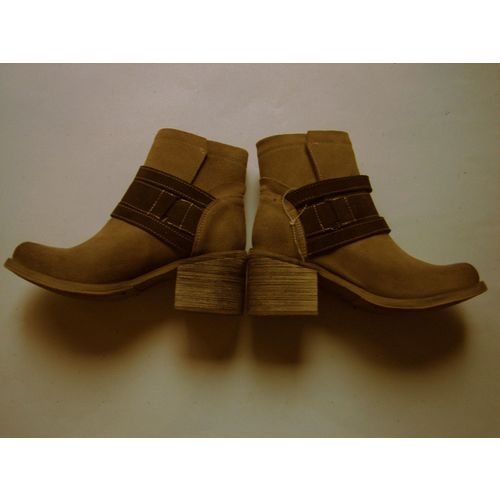 Bed Stu Women's Awaken Ankle Boots Tan Oil Suede 6.5 New With Box