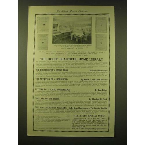 1918 The House Beautiful Home Library Ad - The House Beautiful Home library