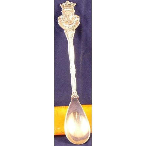 Zilverstadd Souvenir Spoon Teaspoon Marken 90 Silver