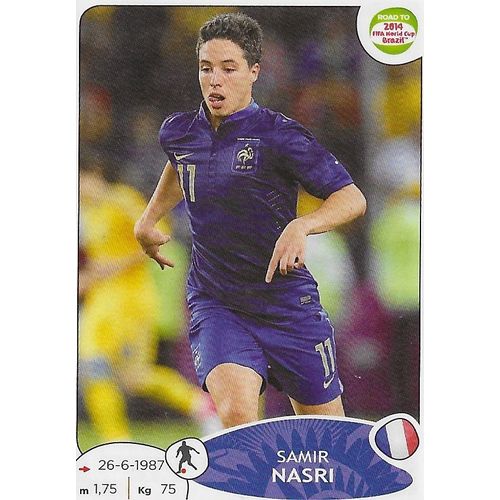 Panini's Road to FIFA World Cup Brazil 2014 Stickers: No.103 - Nasri