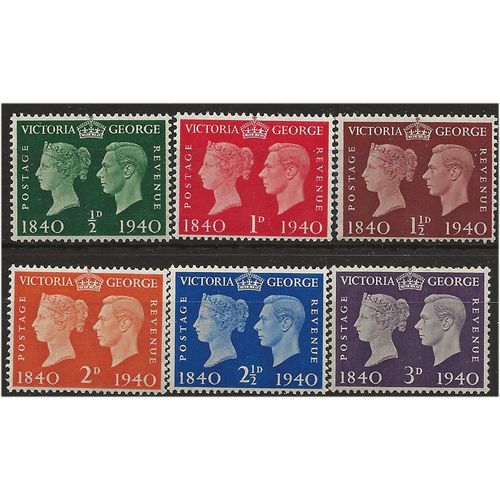 1940 SG479-484 Centenary Set Unmounted Mint .. .