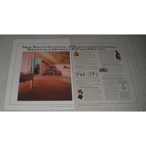 1991 Monsanto Wear-Dated Carpet Ad - New traffic control