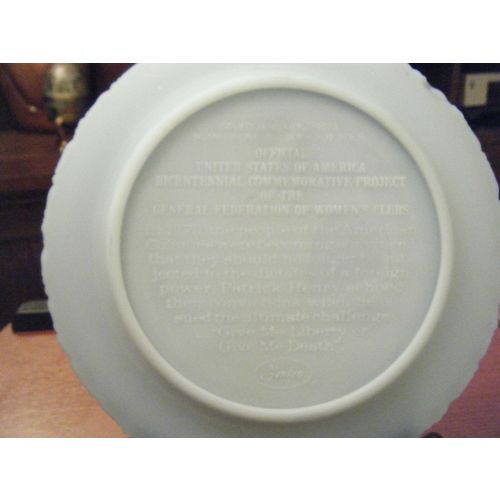 Fenton #1 Bicentennial Commemorative Plate - Give Me Liberty or Give Me Death