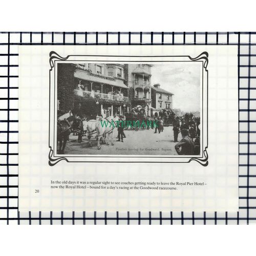 C6946) Royal Norfolk Hotel Bognor / Royal Pier Hotel - Double-Sided Cutting