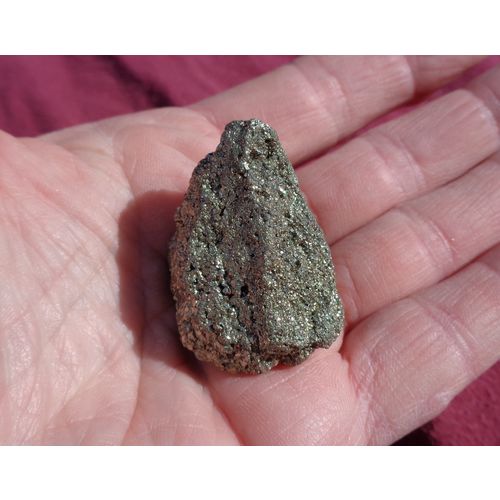 A Pyrite Raw 1.5 Inch Energy Work Metaphysical Gridding