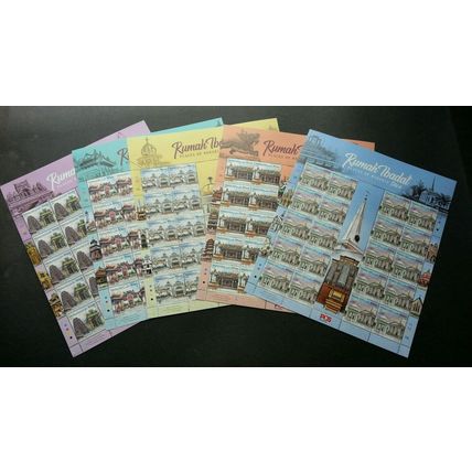 Malaysia Places Worship II 2019 Islamic Mosque Church Sikh Temple (sheetlet) MNH