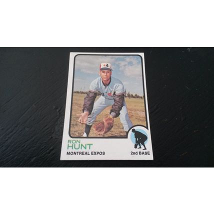 1973 Topps Card # 149 Ron Hunt Very Good-Excellent (4) Montreal Expos