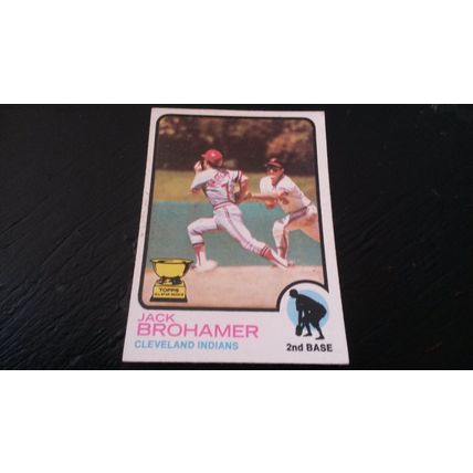 1973 Topps Card # 181 Jack Brohamer Rookie Card Very Good (3) Cleveland Indians