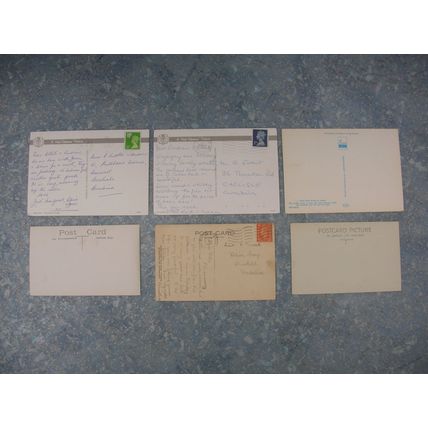 6 old Scottish (Scotland) Postcards – Edinburgh, Crieff, Banchory etc.