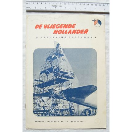 1953 De Vliegende Hollander Magazine, No. 1