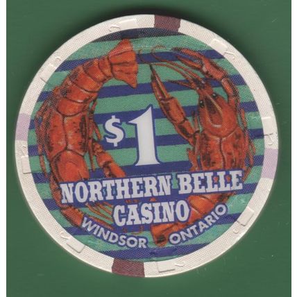 Northern Belle. $1 Casino Chip. Ontario, Canada. I50.