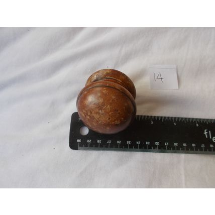 DOOR KNOBS WOODEN ( 14) (09/01) # #