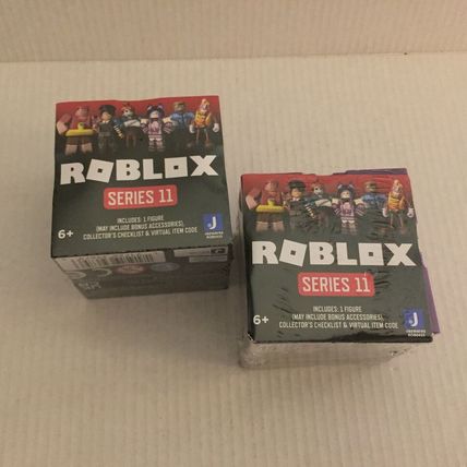 Two Roblox Series 11 Unopened Blind Box Mystery Figure with Virtual Code
