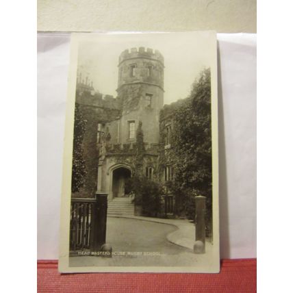 HEAD MASTERS HOUSE, RUGBY SCHOOL, WARWICKSHIRE used antique postcard RP1908 pm =