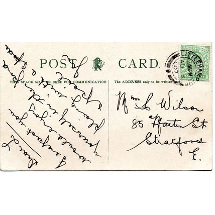 LITTLEHAMPTON The Childrens Pond - Sussex - 1907 Original Postcard (2.09)