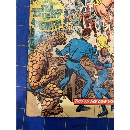 Fantastic Four 102 Last Jack Kirby Marvel Comics 1970 sub-mariner magneto FR C1