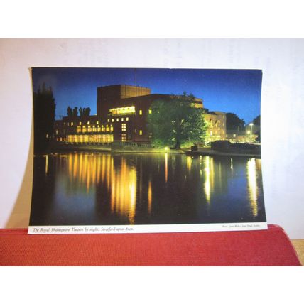 ROYAL SHAKESPEARE THEATRE, STRATFORD UPON-AVON unused postcard by John Hinde =
