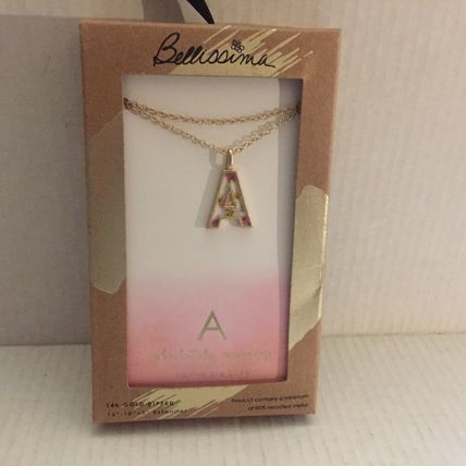 New Bella Uno Bellissima Silver Plated Flower Pressed Initial ''A'' Multi-Strand