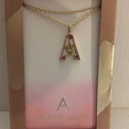 New Bella Uno Bellissima Silver Plated Flower Pressed Initial ''A'' Multi-Strand
