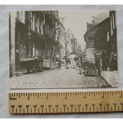 c.1980s postcard Amsterdam Joden Houttuinen 1902