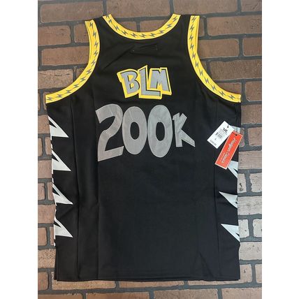 POKEMAN-PIKACHU Black Lives Matter Headgear Classics Basketball Jersey ~New~ L