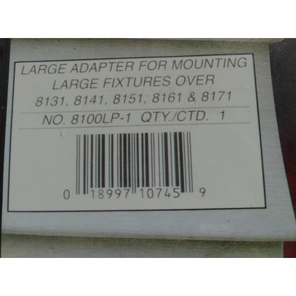 Arlington Siding Block MEGA Cover 8100LP-1 Outdoor Light Fixture Support NEW!