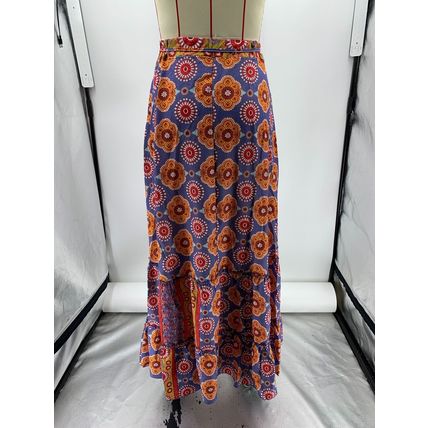 Fashionable Summer, Women's Printed, Long Skirt, Ruffled