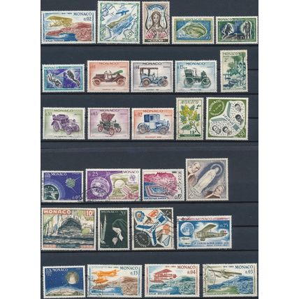 175 Stamp Mix - Monaco - NM H & F H - Commemorative & Definitive