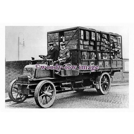 pu0972 - Great Western Railway Fish Lorry - print 6x4