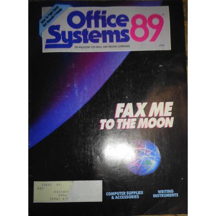 Office Systems '89, April 1989. The Magazine for Small & Medium Companies