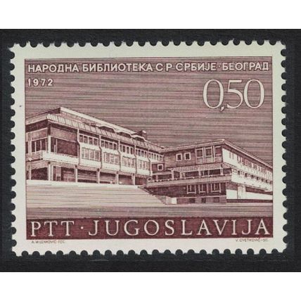 Yugoslavia Re-opening of National Library Belgrade 1972 MNH SG#1534