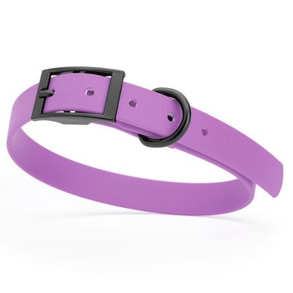 Dog Pet Waterproof Collar - W3/4" x L15"-18" - Amethyst Purple