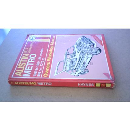 Austin Metro: MG & Vanden Plas Owners Workshop Manual (Hardback) Haynes (1990)
