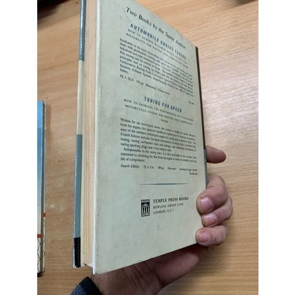 RARE* 1961 "MOTORCYLE ENGINEERING" 1ST ED P E IRVING ILLUSTRATED HB BOOK (P4)