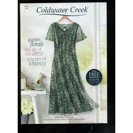 COLDWATER CREEK Catalog 2024 SPRING Women's Misses-petites-Talls NEW FLORALS