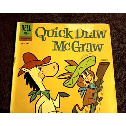 Silver Age Comic Dell # 11 Quick Draw McGraw 3.5 VG- Condition 1962