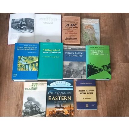 10 Stream Train Railways Book Bundle Vintage Trains