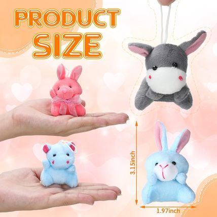 Hydren 200 Pcs Mini Stuffed Animals Bulk for Kids Tiny Critter Animals Plush for