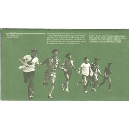 GB stamps 1982 Presentation Pack - SG 1179-1182 - Youth Organizations