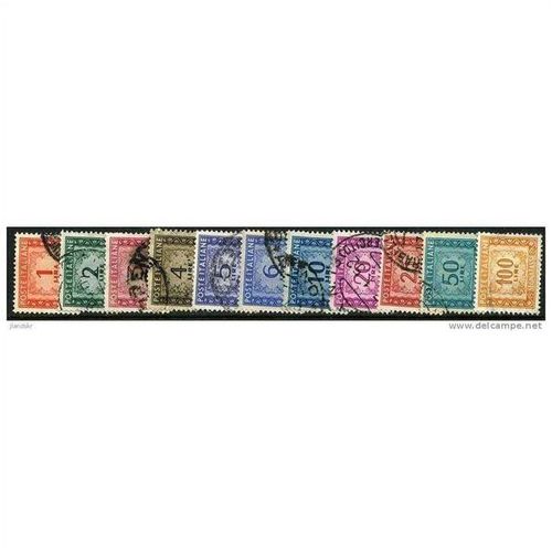 1947/1954 11 different values - fine used (o) - watermark 3 - Postage Due