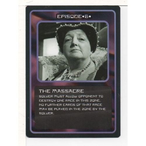 CCG - DOCTOR WHO - THE MASSACRE (1996) RARE