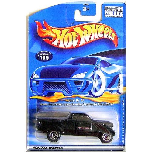 Hot Wheels - Dodge Power Wagon: Collector #189 (2001) *Black Edition*
